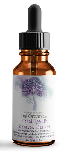 Product Cover Total 3-In-1 Anti-Acne, Whitening & Age-Defying Serum: Tea Tree Oil, 2% Salicylic Acid ESTER, 20% Vit C, 2.5% Encapsulated Retinol Molecules, 3.5% Vit B3, 5% Vegan Hyaluronic Acid; Anti-Wrinkles