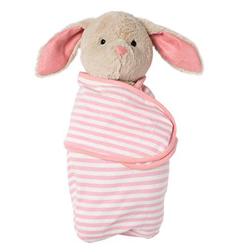 Product Cover Manhattan Toy Baby Bunny Stuffed Animal with Swaddle Blanket, 11