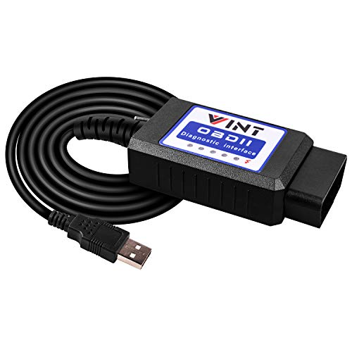 Product Cover FORScan OBD2 Adapter, VINT-TT55502 ELMconfig ELM327 modified For all Windows compatible with Ford Cars F150 F250 and Light Pickup Truck Scan Tool, Code Reader MS-CAN HS-CAN Switch