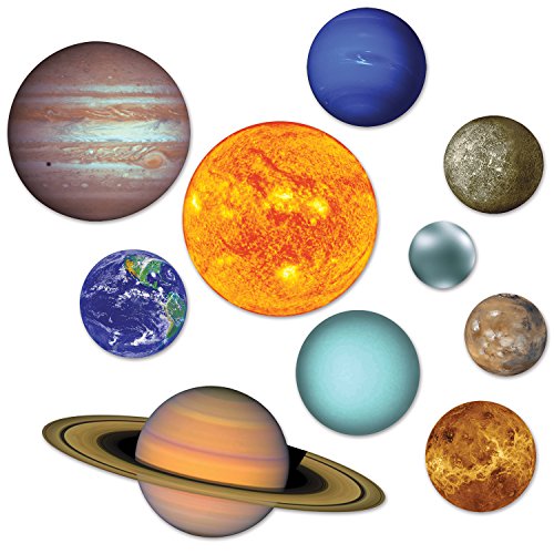 Product Cover Beistle RED, Blue Solar System Cutouts (Prtd 2 Sides)