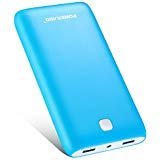 Product Cover [Upgraded] POWERADD Pilot X7 20000mAh Portable Charger Dual USB Port External Battery Pack with LED Flashlight Compatible with iPhone Xs Max/XR/Xs/8/7/6, iPad, Samsung Galaxy and More - Blue