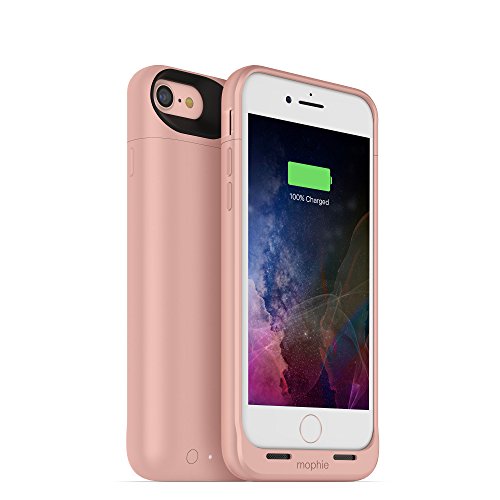 Product Cover mophie juice pack wireless  - Charge Force Wireless Power - Wireless Charging Protective Battery Pack Case for Apple iPhone 8 and iPhone 7 - Rose Gold