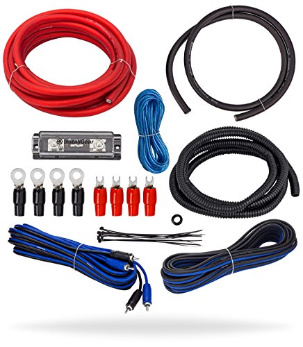 Product Cover Install Gear 4 Gauge AWG Complete A Kit with Installation Wiring