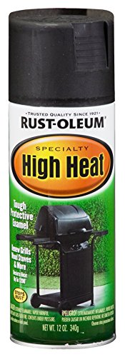 Product Cover Rust-Oleum 7778830-6 PK Specialty High Heat 7778830 Bar-B-Que Spray Paint, 12 oz, Black, 6-Pack,