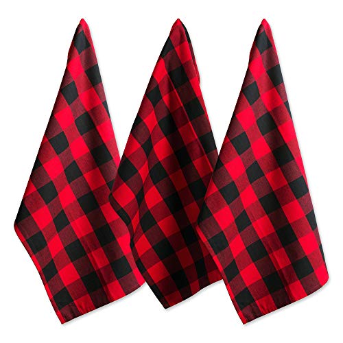 Product Cover DII Cotton Buffalo Check Plaid Dish Towels, (20x30