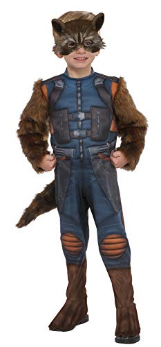 Product Cover Rubie's Costume Guardians of The Galaxy Vol. 2 Toddler Rocket Raccoon Costume, Multicolor, X-Small