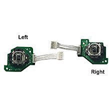 Product Cover Rinbers® Left Right Analog Joysticks with PCB and Flex Cable Assembly Replacement for Nintendo Wii U Gamepad Controller