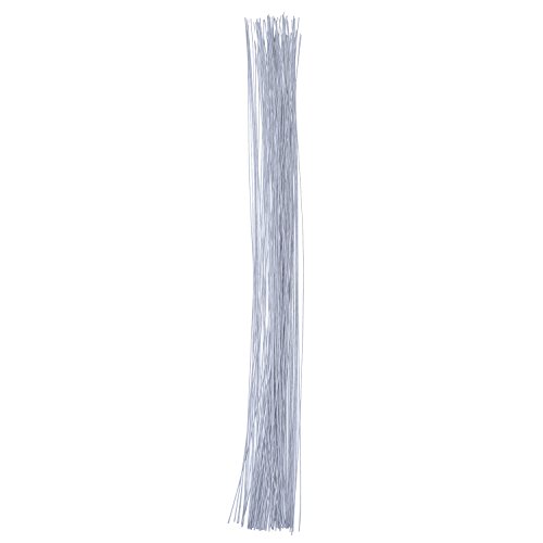 Product Cover eBoot Stem Wire Floral Wire 14 Inch 26 Gauge Wire, 100 Pieces (White)