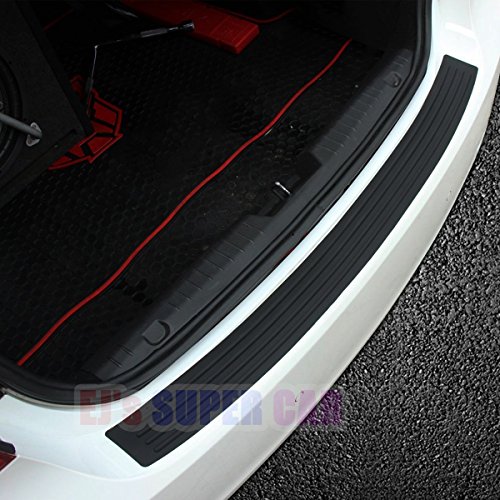 Product Cover EJ's SUPER CAR Rear Bumper Protector Guard Universal Black Rubber Scratch,Resistant Trunk Door Entry Guards Accessory Trim Cover for SUV/Cars,Easy D.I.Y. Installation(35.8Inch)