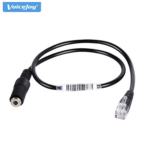 Product Cover Smartphone 3.5mm Jack to RJ9/RJ10 Plug for ONLY Cisco IP Phones Adapter Cable