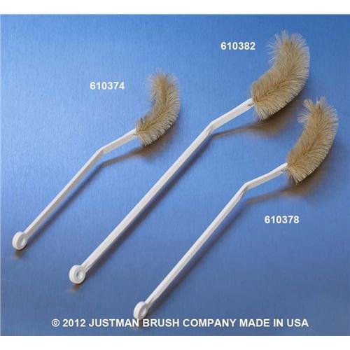 Product Cover Justman Brush 610382 Flask Brush for 1000mL Volumetric Flask, White Bristle, 1.75