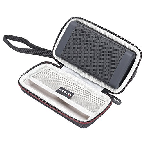 Product Cover LTGEM Case for OontZ Angle 3 Portable Bluetooth Speaker with Mesh Pocket-Black