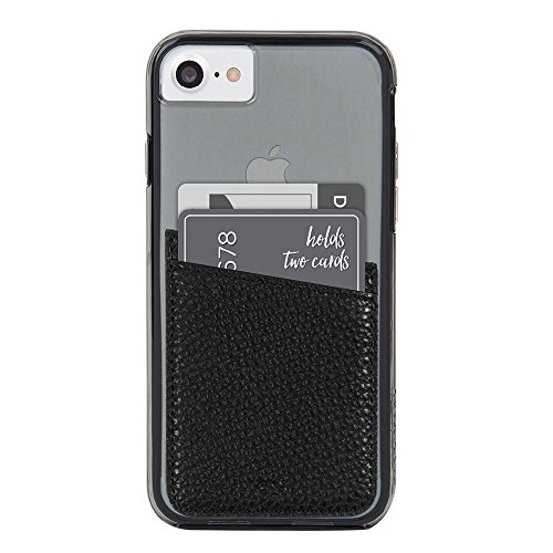 Product Cover Case-Mate CM035446  - Stick On Credit Card Wallet - POCKETS - Ultra-slim Card Holder - Universal fit - Apple - iPhone - Samsung - Galaxy - and more - Black