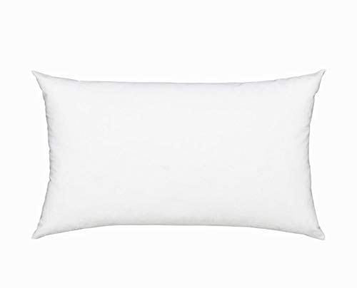Product Cover Fennco Styles Polyester Fiber White Pillow Insert - Made in USA (14