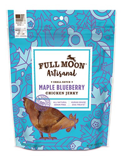 Product Cover Full Moon Artisanal All Natural Human Grade Dog Treats, Maple Blueberry, 6