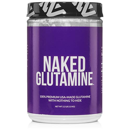 Product Cover Pure L-Glutamine Made in The USA - 200 Servings - 1,000g, 2.2lb Bulk, Vegan, Non-GMO, Gluten and Soy Free. Minimize Muscle Breakdown & Improve Protein Synthesis. Nothing Artificial