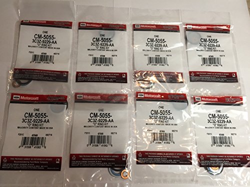 Product Cover Set of 8 Brand New Genuine Motorcraft 6.0L Diesel CM-5055 O Ring Seal Kits