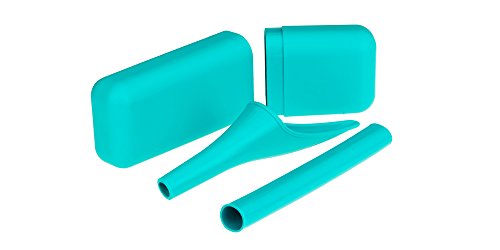 Product Cover SHEWEE Extreme (Aqua) Reusable Pee Funnel - The Original Female Urination Device Since 1999! Quickly, Easily and Discreetly, Wee Standing Up Without Removing Clothing. Comes with an Extension Pipe and Carry Case