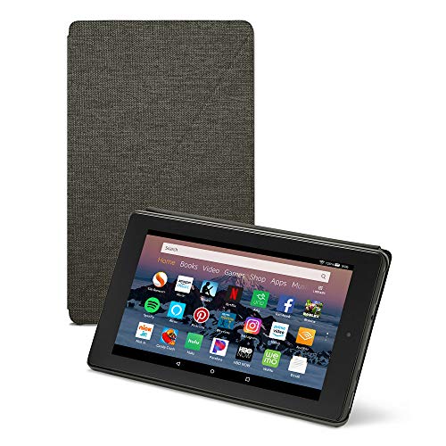 Product Cover All-New Amazon Fire HD 8 Tablet Case (7th Generation, 2017 Release), Charcoal Black