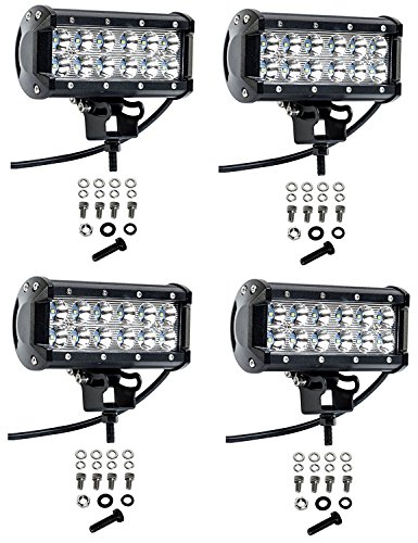 Product Cover Cutequeen 4 X 36w 3600 Lumens Cree LED Spot Light for Off-road Rv Atv SUV Boat 4x4 Jeep Lamp Tractor Marine Off-road Lighting (pack of 4)