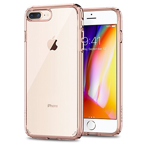Product Cover Spigen Ultra Hybrid 2 Works with Apple iPhone 8 Plus Case (2017)/ iPhone 7 Plus Case (2016) - Rose Crystal