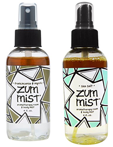 Product Cover Indigo Wild Zum Mist Frankincense & Myrrh and Sea Salt Mist Body Spray 4 fl. oz. each, 2 Pack