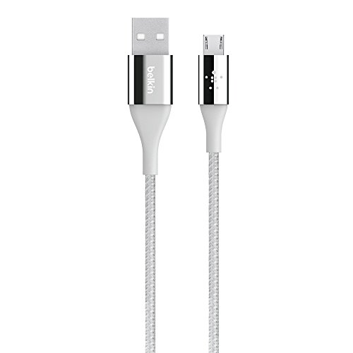 Product Cover Belkin MIXIT DuraTek Micro-USB to USB Cable, 4 Feet (Silver)