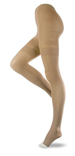 Product Cover Jobst Relief 20-30 Open Toe Beige Compression Pantyhose, Large