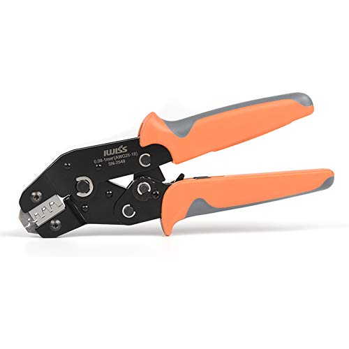 Product Cover IWISS SN-2549 Crimping Tools for AWG28-18 (0.08-1.0 mm2) XH2.54/Dupont 2.54/2.8/3.0/3.96/4.8/KF2510/JST Terminal Crimper Plier Ratcheting Wire Connector Crimping Tool