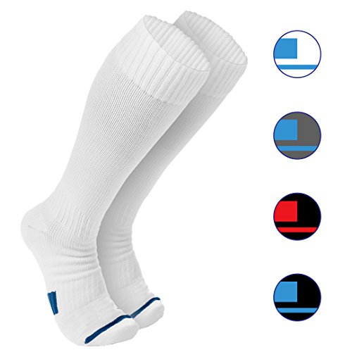 Product Cover Wanderlust Unisex Compression Socks - Eliminate Pain, Swelling, Edema - White LG