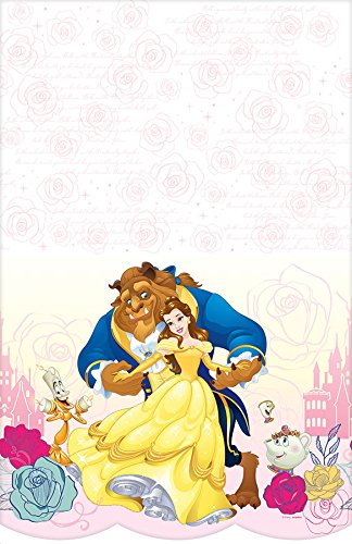 Product Cover Amscan Beauty and The Beast Plastic Table Cover (Each)
