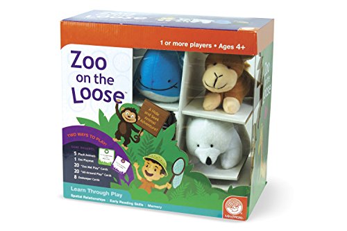 Product Cover MindWare Zoo On The Loose: Stuffed Animal Color Matching Game for Kids