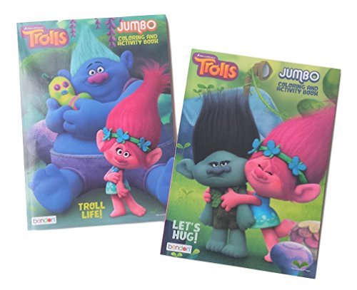 Product Cover DreamWorks Trolls 2Pack Coloring Book Set: The Trolls Movie (Assorted Titles)