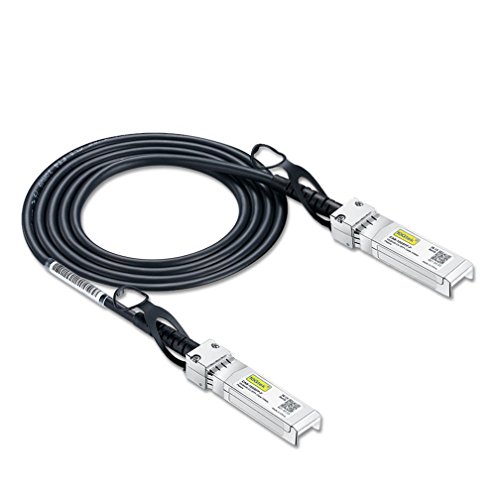 Product Cover 10Gtek for Ubiquiti SFP+ Direct Attach Copper Cable,10G SFP DAC Twinax Cable, Passive, 1-Meter