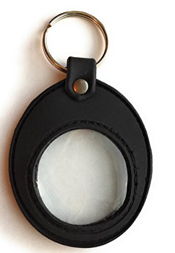 Product Cover Universal AA Medallion or Coin Holder Keychain Black Soft Silicone