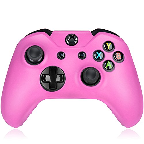 Product Cover Flexible Silicone Protective Case skin For Xbox One Game Controller Console(Pink)