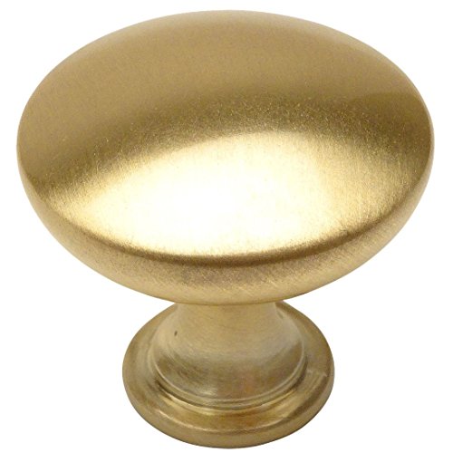 Product Cover 25 Pack - Cosmas 5305BB Brushed Brass Traditional Round Solid Cabinet Hardware Knob - 1-1/4
