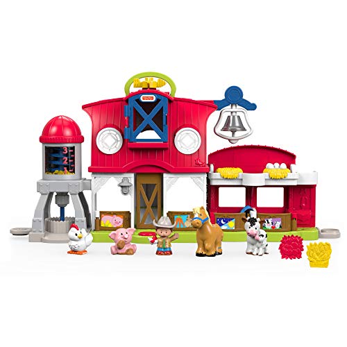 Product Cover Fisher-Price Little People FIS-DWC31-9993 Caring for Animals Farm Set, Red