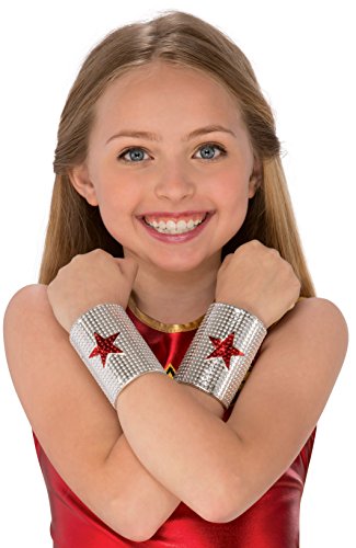 Product Cover Rubie's Costume Wonder Woman Child's Gauntlets Costume Accessory