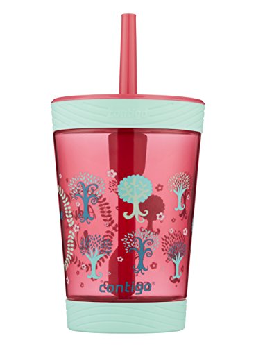 Product Cover Contigo Spill-Proof Kids Tritan Straw Tumbler, 14 oz, Sprinkles Pink