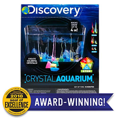 Product Cover Discovery Crystal Growing Aquarium by Horizon Group USA, Great DIY STEM Science Experiment, Crystal Creations, Multicolored