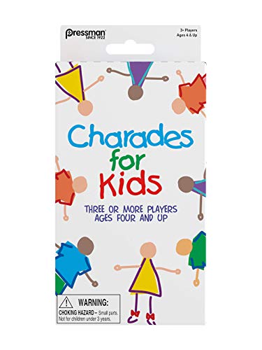 Product Cover Pressman Toys Charades for Kids Peggable Game 3010-12, Multicolor, 5