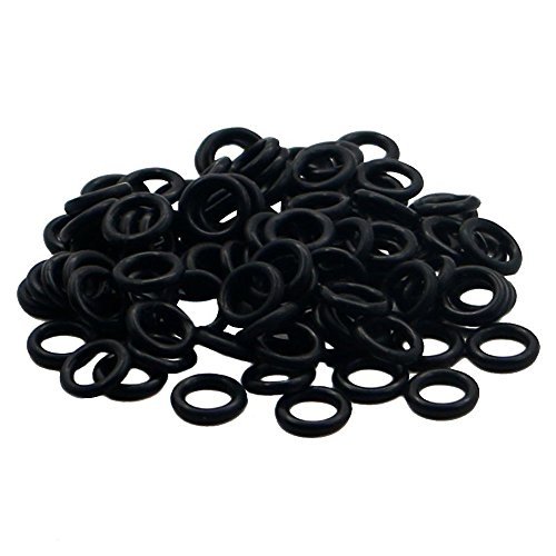 Product Cover ThreeBulls 120Pcs Rubber O-Ring Switch Dampeners Keycap Black for Cherry MX Key Switch Keyboards Dampers