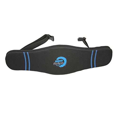 Product Cover AquaFitness Deluxe Flotation Belt with Chlorine Resistant Foam for Water Training and Exercise, Contoured Design Maximizes Comfortable Fit Around Waist, Adjustable Strap for Custom Fit