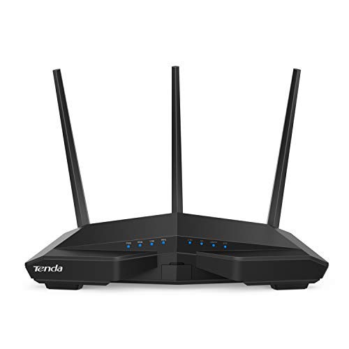 Product Cover Tenda AC18 Wireless-AC1900 Dual Band Gigabit Router,1300Mbps at 5GHz, 600Mbps at 2.4GHz,4 High Speed LAN Ports, USB 3.0 Port, Guest Network (AC18), Black