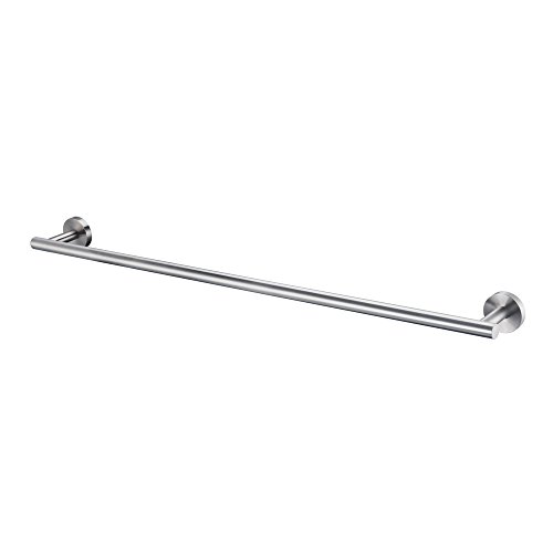 Product Cover KES 30 Inches Bathroom Towel Bar Shower Hand Towel Holder Hanger SUS304 Stainless Steel RUSTPROOF Wall Mount No Drill Brushed Steel, A2000S75-2