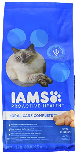 Product Cover Iams Proactive Health Adult Cat Oral Care Chicken Dry Cat Food 3.5 Pounds