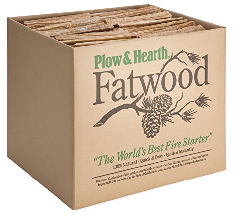Product Cover Fatwood 50 LB Box Fire Starter All Natural Organic Resin Rich Eco Friendly Kindling Sticks for Wood Stoves, Fireplaces, Campfires, Fire Pits, Burns Quickly and Easily, Safe and Non Toxic