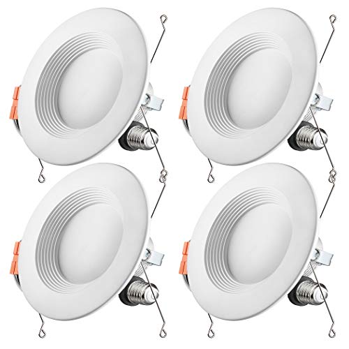 Product Cover Otronics 5/6 Inch Dimmable LED Recessed Light Fixture,15W(100w Replacement) 1100 Lumens(CRI90) Daylight 5000k,LED Downlight Retrofit Kit,Energy Star UL-Listed,Pack of 4
