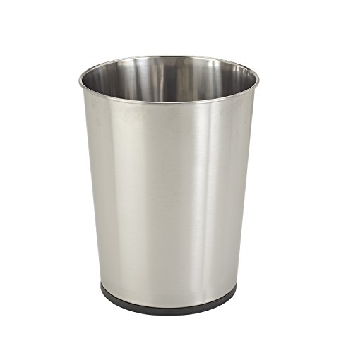 Product Cover Stainless Steel Trash Can 5-Litre By Bath Bliss - Perfect for Bathroom, Bedroom, Office and More